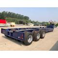 60 tons low bed chassis semi trailer
