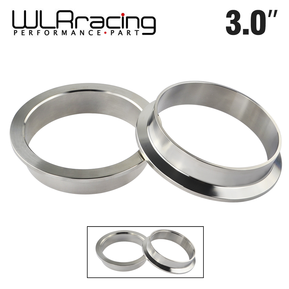 WLR RACING - (2PC/LOT) 3.0" V-Band Flange High Quality Stainless Steel 304 FEMAL & MALE OR NORMAL V Band Flange WLR-VFM30/VFN30