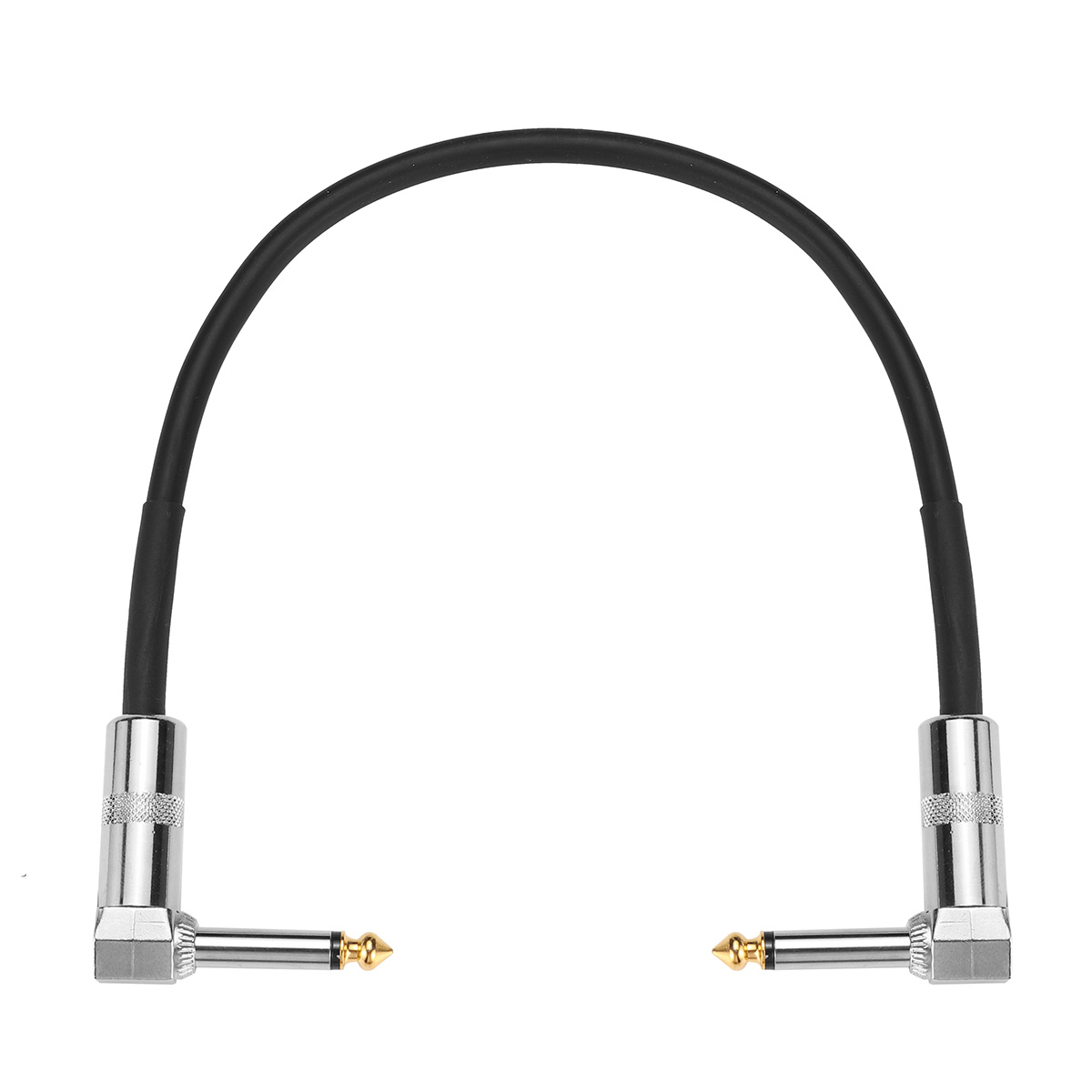 15/30CM Guitar Patch Cables Right Angle 1/4 Instrument Cables Strong Signal Transmission Low Noise Guitars Connect Cable