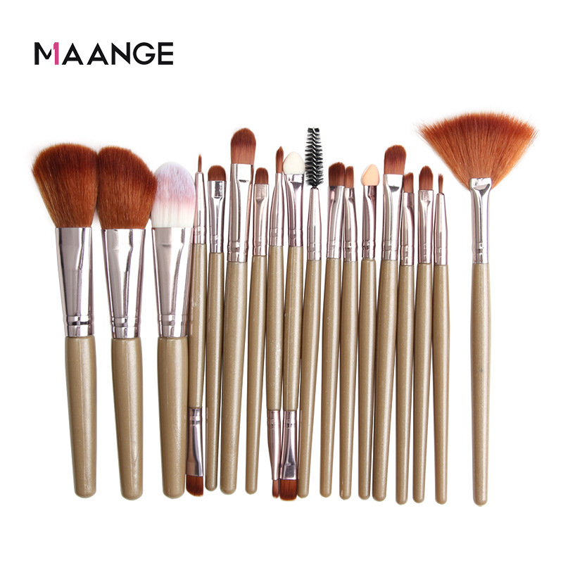 Maange 18-Piece Eye Makeup Brush Set Beauty Tools