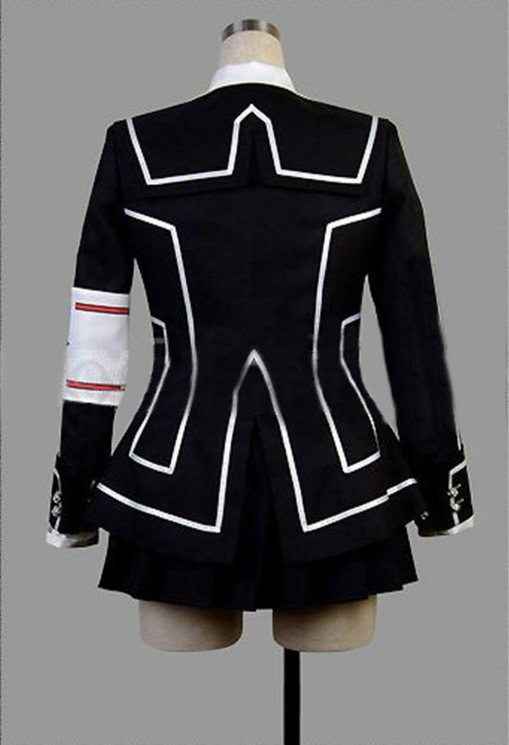 Vampire Knight Cosplay Costume Yuki or Black Womens Cross White Dress uniform