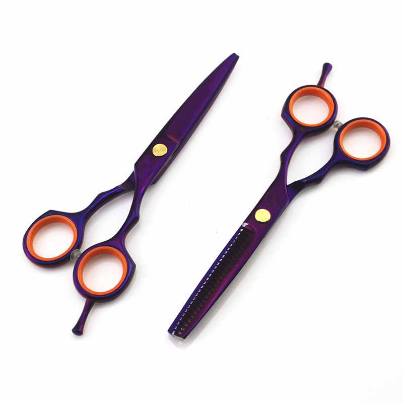 5.5inch Pet Grooming Scissor Cutting Thinning Scissor Dog Cat Hair Cutting Hairdressing Style Professional Multi Color Style
