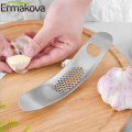 ERMAKOVA Garlic Press Grinding Slicer Ginger Crusher Chopper Cutter Rocker Squeezer Mincer Silicone Garlic Peeler Bottle Opener