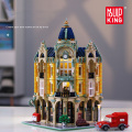 City Streetview Series MOC-17366 The Corner Post Office Building Blocks Antique Collection Shop Bricks Children Toys Kids Gifts