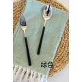 Textile Napkin with Tassel Handmade Reusable Woven Handicraft Home Use Kitchen Towel Fabric Tablemat Background Coffee tea pad