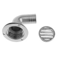 Marine Stainless Steel Boat Deck Drain Scupper 90 Degree For Boat/Yacht/Sailboat Replacement Accessories