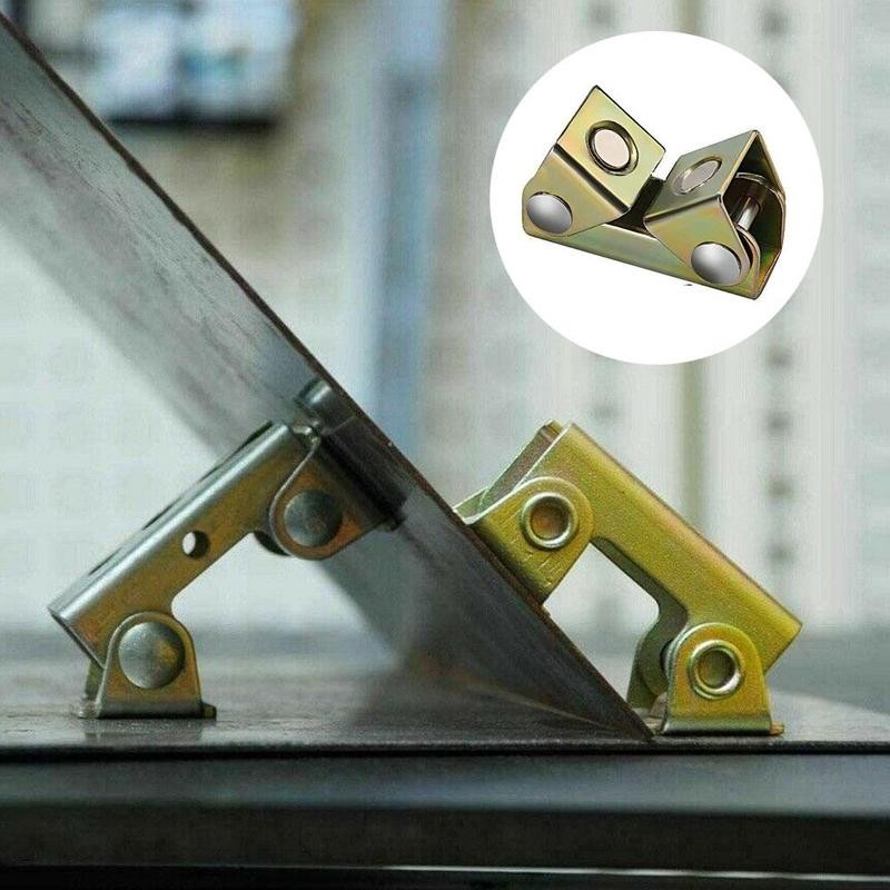 V-type Clamps V-shaped Welding Holder Adjustable Welding Fixture Boom Clamping Tool Adjustable Working Fixture V-shaped S6A5