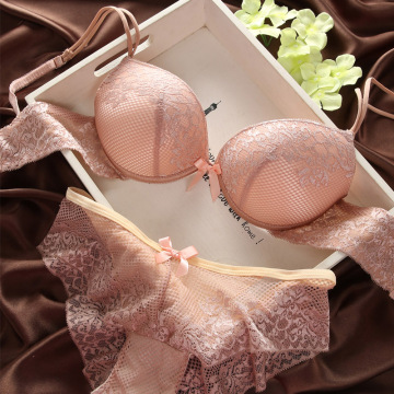 Details about New Womens Sexy Underwear Satin Print Lace Embroidery Bra Sets Panties BC Cup