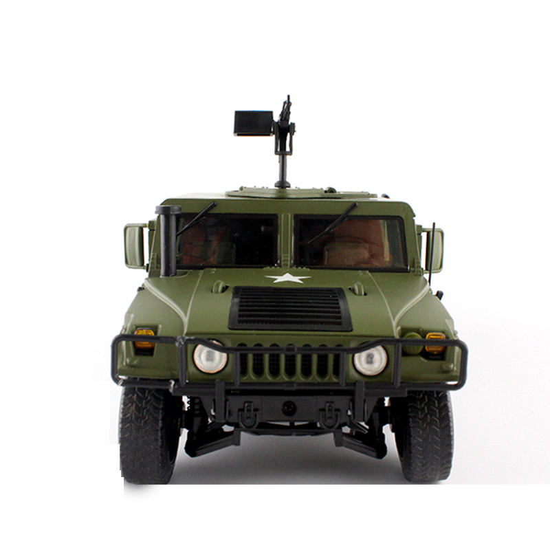 Alloy Diecast big Hummer Tactical Vehicle 1:18 Military Armored Car Model with 5 Door Opened Hobby collectible Toy For Kids gift
