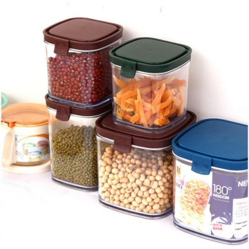 Plastic Food Storage Box Grain Container Kitchen Organize Tools Food Organizer Kitchen Storage Boxes