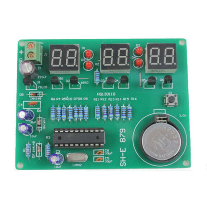 AM05-Esp32 AT89C2051 Wifi Module Parts 6 Digital LED Display Electronic Clock DIY Kit Receiver Bluetooth Modulo for Arduino Flux