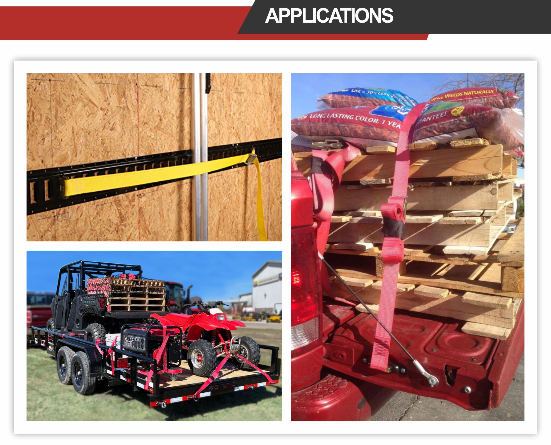 cam buckle application