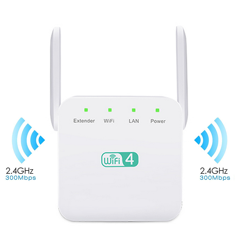 Wireless 300Mbps WiFi Repeater Range Extender AP Wi-Fi Signal Range Amplifier Expander High Compatible with Any Router