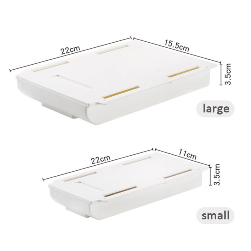 Wall-mounted Drawer Storage Box Home Punch-free Makeup Brush Finishing Box Office Stationery Storage Box Drawer Storage Box