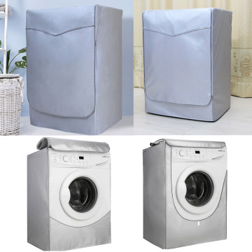 Waterproof Washing Machine Zippered Dust Guard Cover Protection Front Cover Hot