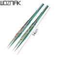 2UUL titanium alloy tweezer Blue curned straight tip tweezer For Mobile phone motherboard repair precise wire jump