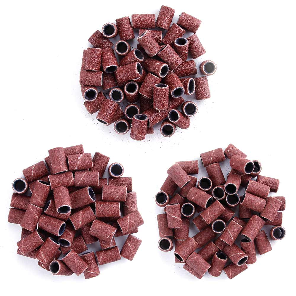 50/100pcs Electric Nail Drill Milling Machine Sanding Bands For manicure 80"120"180" Set Of Drills For Nails Replacement Bits