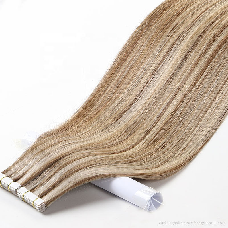 Vietnamese Double Drawn 100% Human Hair Extension Tape High Quality Natural Tape Remy Hair Extension Human Vendors