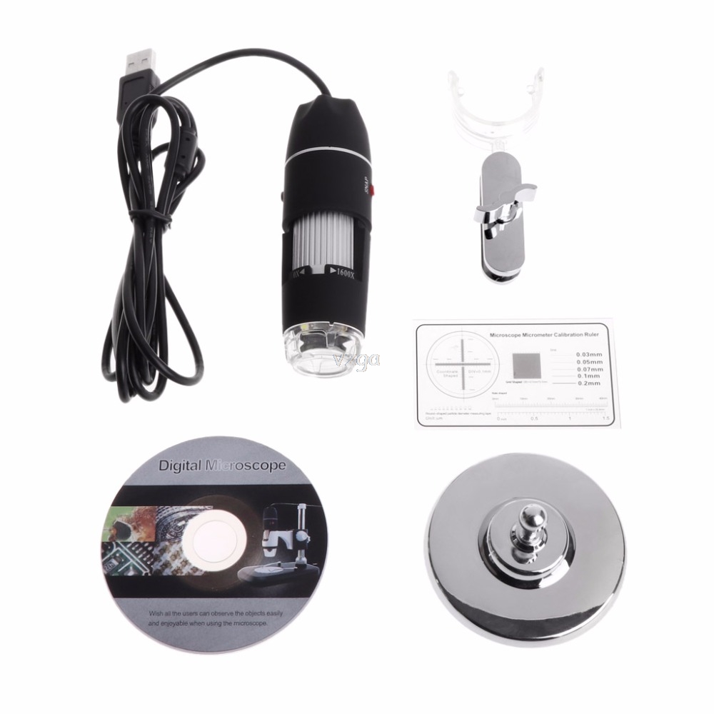 1600X Microscope 8 LED USB Digital Handheld Magnifier Camera Handheld Magnifier