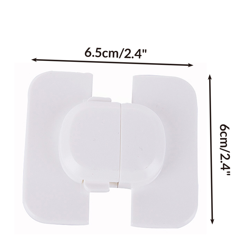 2Pcs/Lot Safety Plastic Children Lock Protection Cabinet Door Drawers Refrigerator Toilet Kids Baby Care Safety Locks