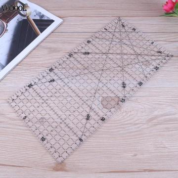 30*15cm Quilting Tools Thick Cloth Patchwork Sewing Accessories DIY Ruler Clear Sewing Patchwork Foot Aligned Ruler