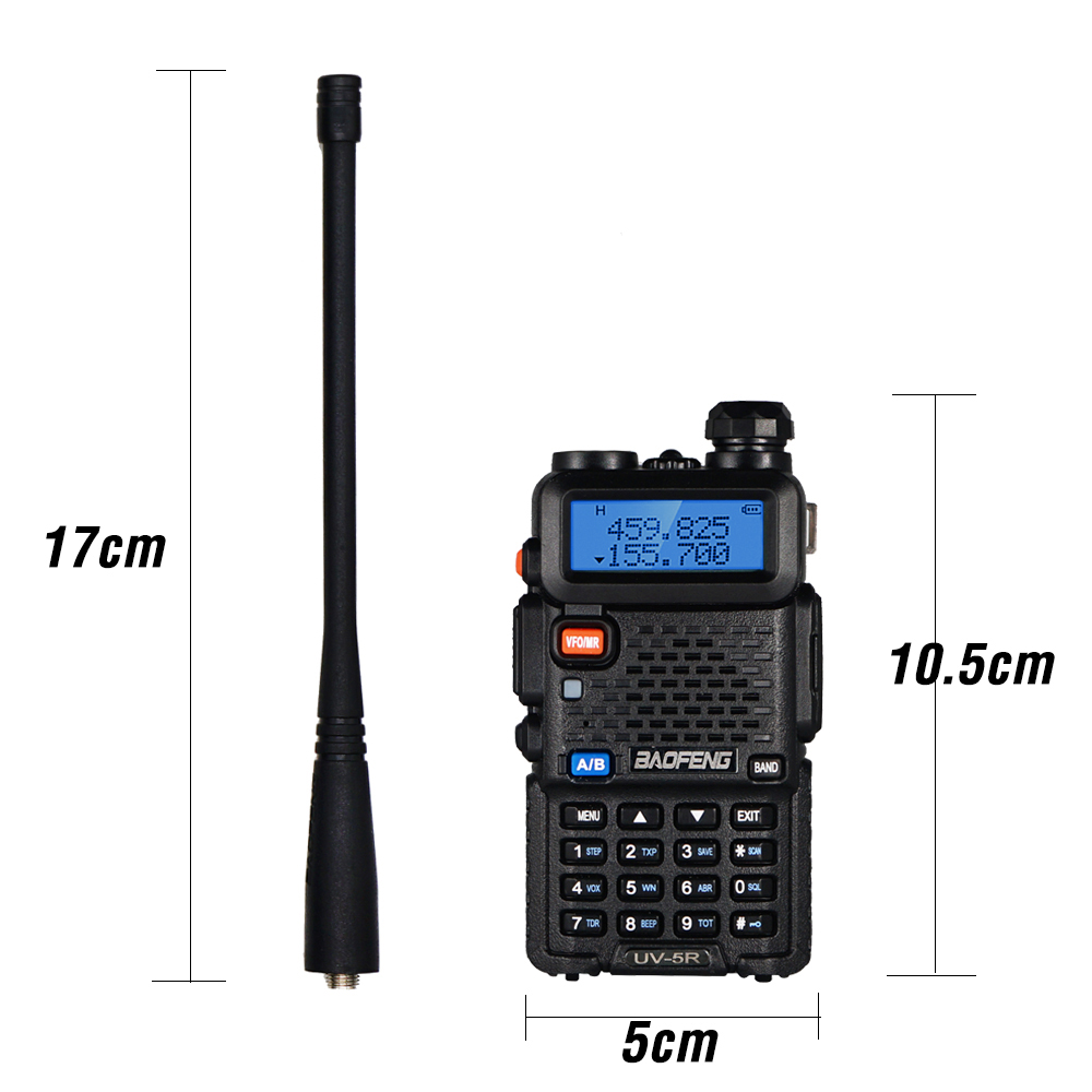 100% Original Real 8W Baofeng UV 5R Walkie Talkie Fast Deliver from Spain Russia One Year Warranty UV5R UV-5R