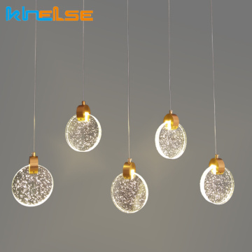 Creative Crystal Pendant Lights Personality Bar Hanging Lights Restaurant Dining Room Kitchen Hanging Lamps Living Room Decor