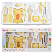 1Set Infant Grooming Kit Scissors Nail Clipper Comb Hair brush Thermometer Child Toddler Healthcare Set