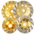 100/125/150/180mm Diamond Grinding Wheel Disc Abrasive Concrete Tools Grinder Bowl Shape for Concrete, Granite,Stone, Marble