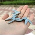 One Scarab Outdoor Mini Folding Muilti-functional Plier Clamp Silvery Keychain Outdoor Hiking Tool pocket multitools