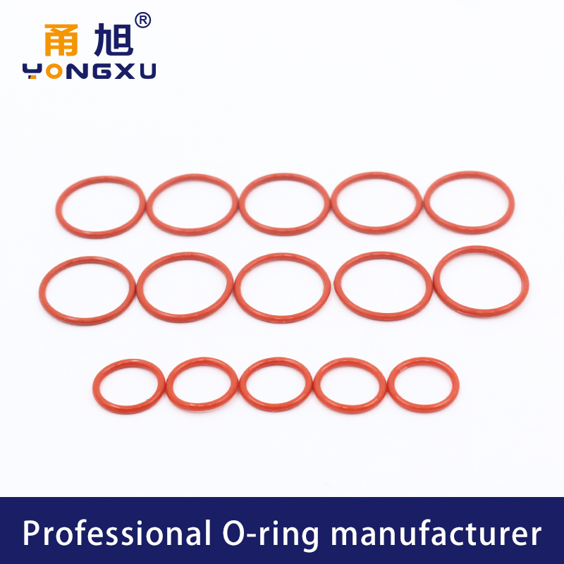 30PCS/lot Red Silicon O-ring Silicone/VMQ CS1mm Thickness OD4/5/6/7/8/9/10/11/12/13*1mm O Ring Seal Rubber Gasket Rings Washer