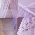 49Princess Hanging Round Lace Canopy Bed Netting Comfy Student Dome Mosquito Net for Crib Twin Full Queen Bed45