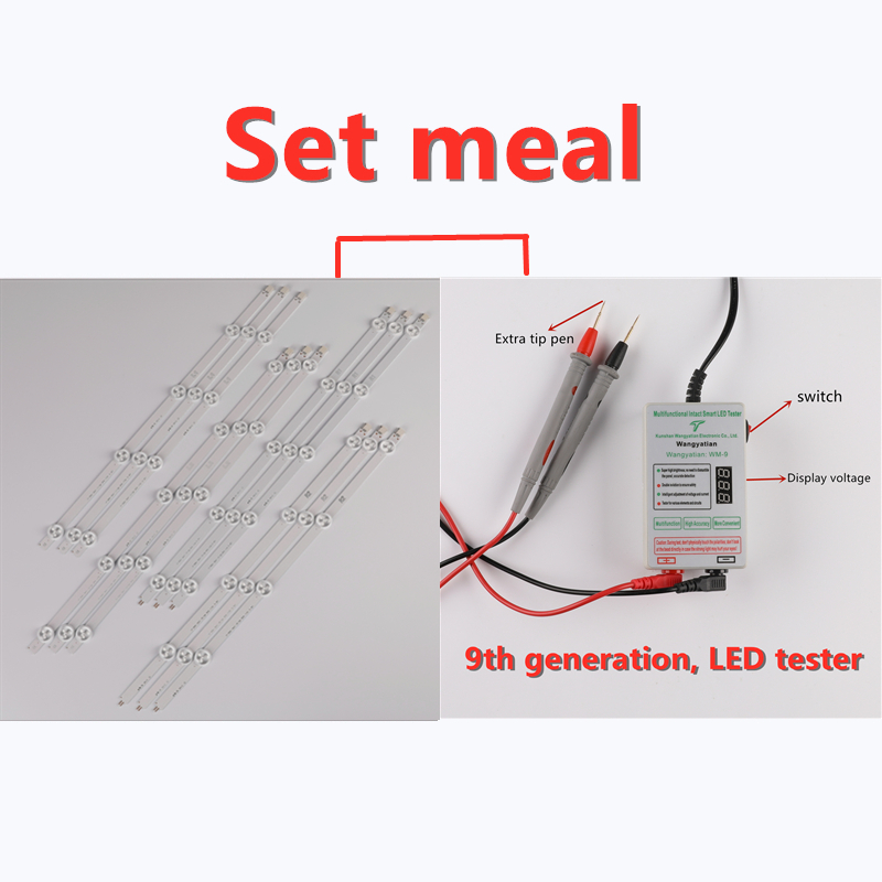 TV LED Backlight Strip For LG 47LA620S 47LA620V 47 inchs Backlight LED TV Bands Light Bars Lamps Strips Complete Set Replacement