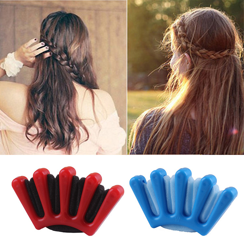 1Pcs Charming French Style Women Girls DIY Sponge Hair Braider Plait Hair Twist Braiding Tool Hair Styling Tools New