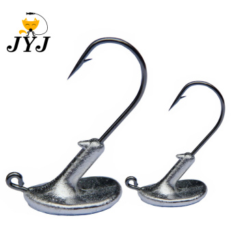 10PCS/Lot 3.5g 5g 7g 10g 14g Tumbler Lead Head Hook Jig Bait Fishing Hook For Soft Lure Fishing Tackle fishing tackle accessorie