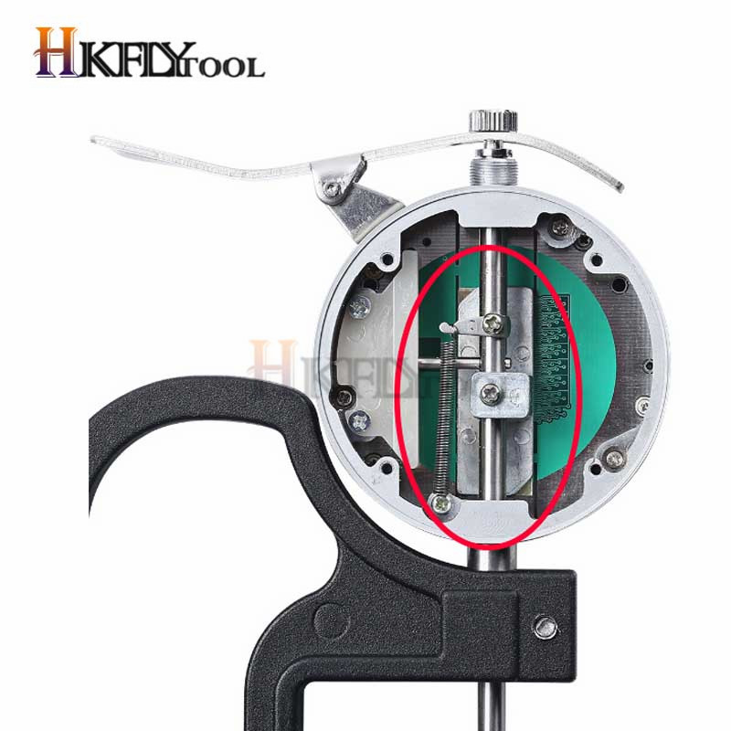 Width Measuring Instruments 0-12.7mm 0.01mm/0.001mm Thickness Gauge Press Type LCD Digital Micrometer Thick Gauge Indicator