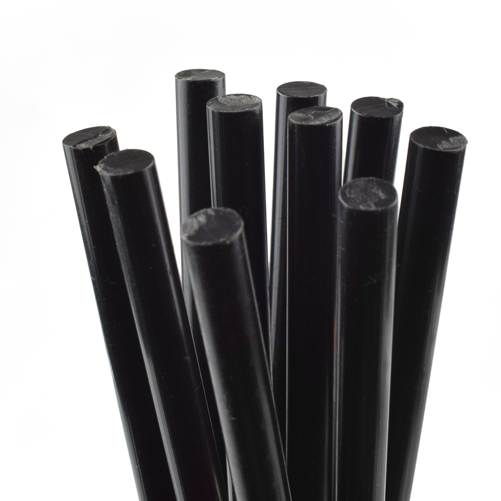 NEWACALOX 10pcs/lot 11mmx270mm Hot Melt Glue Sticks Glue Gun Black Alloy Accessories DIY Tools Adhesive Repair
