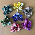 7 pc/bag Multi-sided Dice D4,D6,D8,D10,D12,D20 Running Group Digital Dice Set Acrylic Board Game Dice Toy Dungeons and Dragons