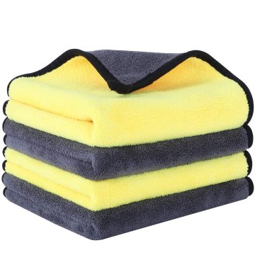 Car Wash Microfiber Towel Plush Car Drying Towel Wash Car Towel Plush Polyester Fiber Car Cleaning Cloth Sponges Cloths Brushes