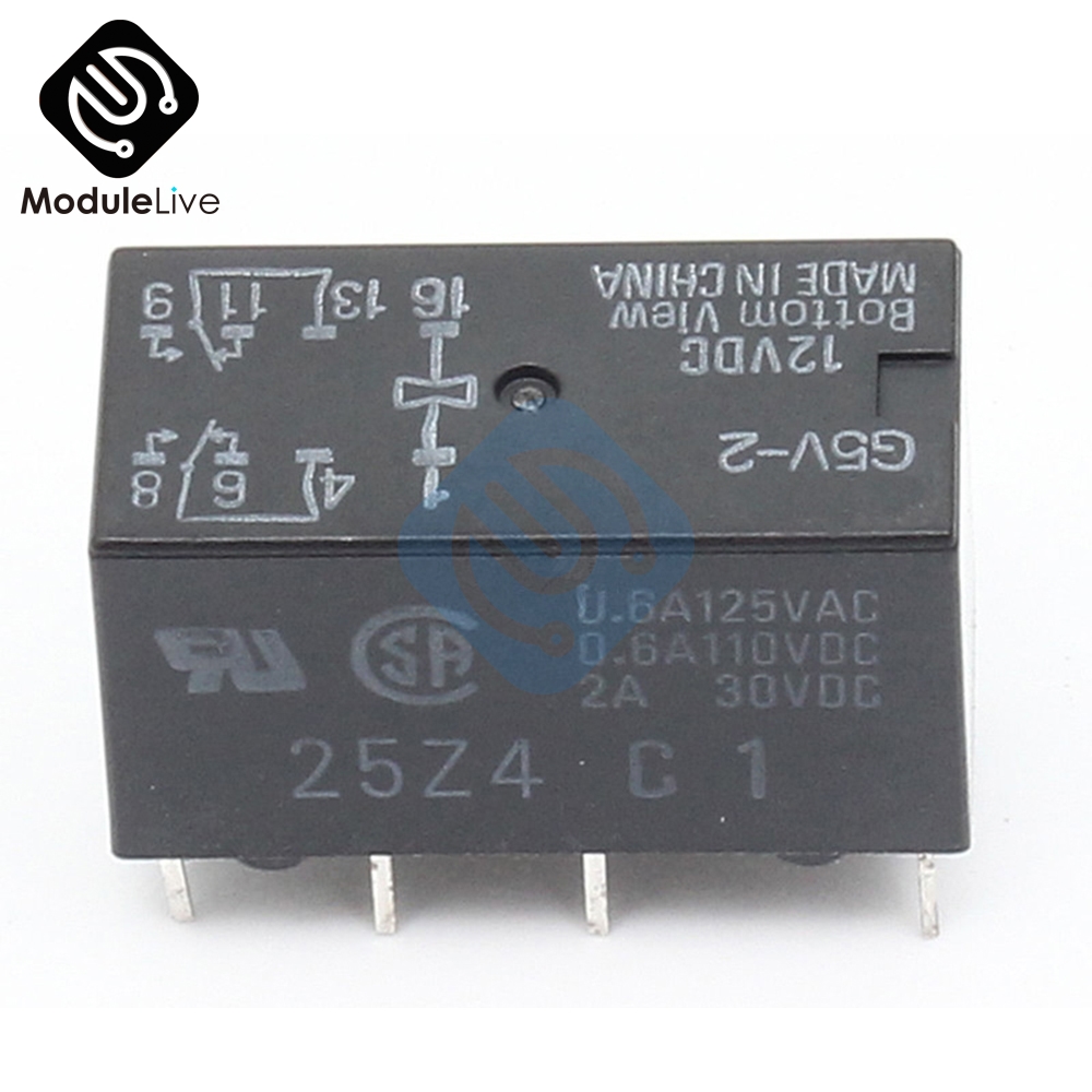 10PCS RELAY DIP-8 G5V-2-12VDC G5V-2-DC12 12V DC12V For Omron relay