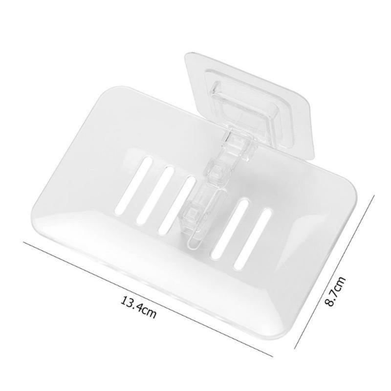 Plate Tray Holder Case Container Suction Bathroom Hardware Soap Dishes Bathroom Shower Soap Box Dish Storage