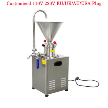 Factory sales 1500W Colloid Mill Peanut Butter Machine Commercial Soybean Sesame Grinder Sauce/Paste Making Machine 220v/110v