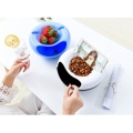 Fruit Plate Sunflower Seeds Container Detachable Double-layer Candy Plate Round Phone Holder