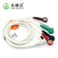 Mortara Telemetering Holter cable and leadwires with 5Lead, AHA, Snap,Style ECG LEADWIRE Set