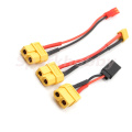 2PCS Sparkhobby XT60 Female To XT30 Male/JST Male/DuPont Male 18AWG Head Adapter Battery Charging Cable for HOTA D6 TOOLKITRC M8