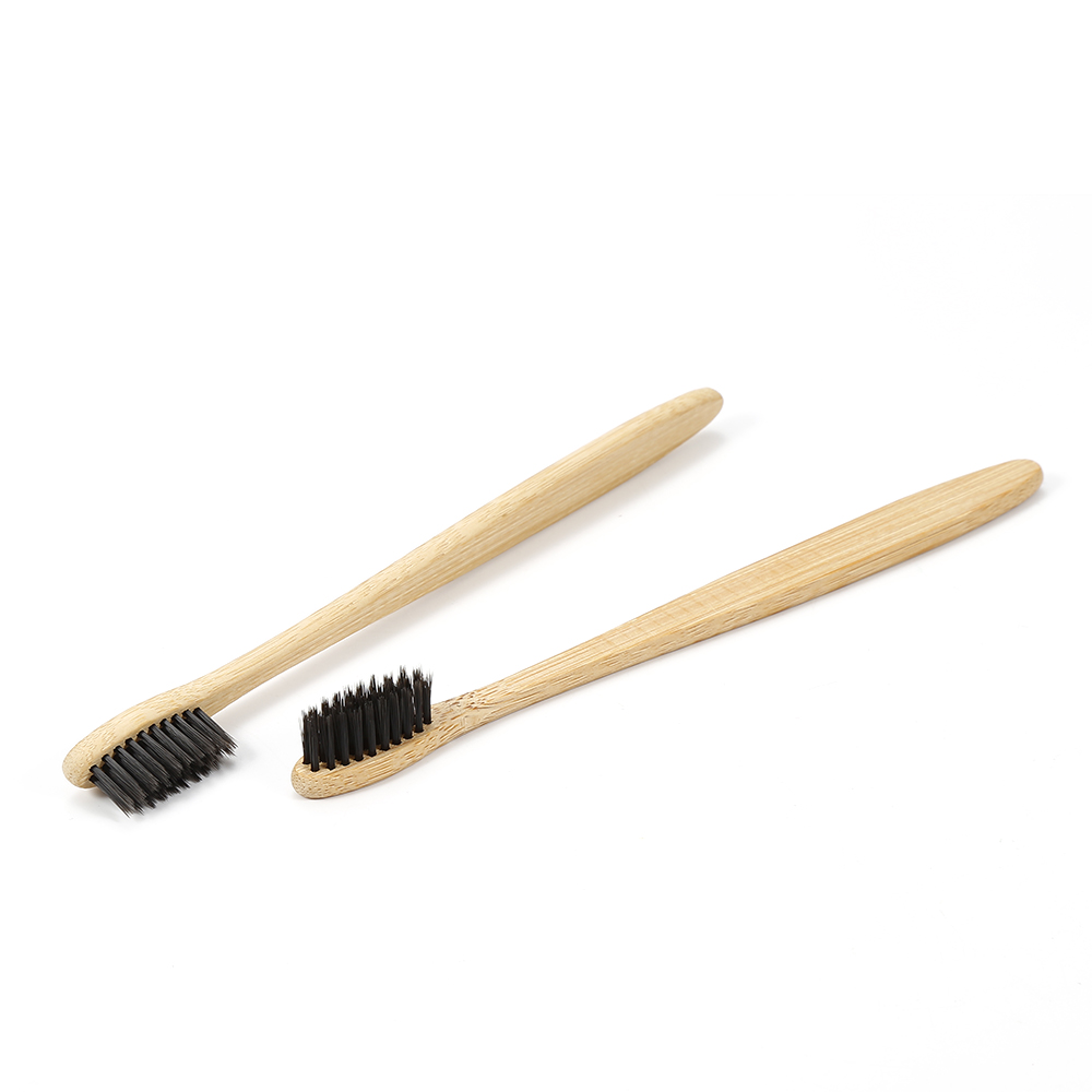 10pcs Natural Bamboo Toothbrush Charcoal Toothbrush wood Low Carbon Bamboo Nylon Wood Handle Toothbrush Protable Brush