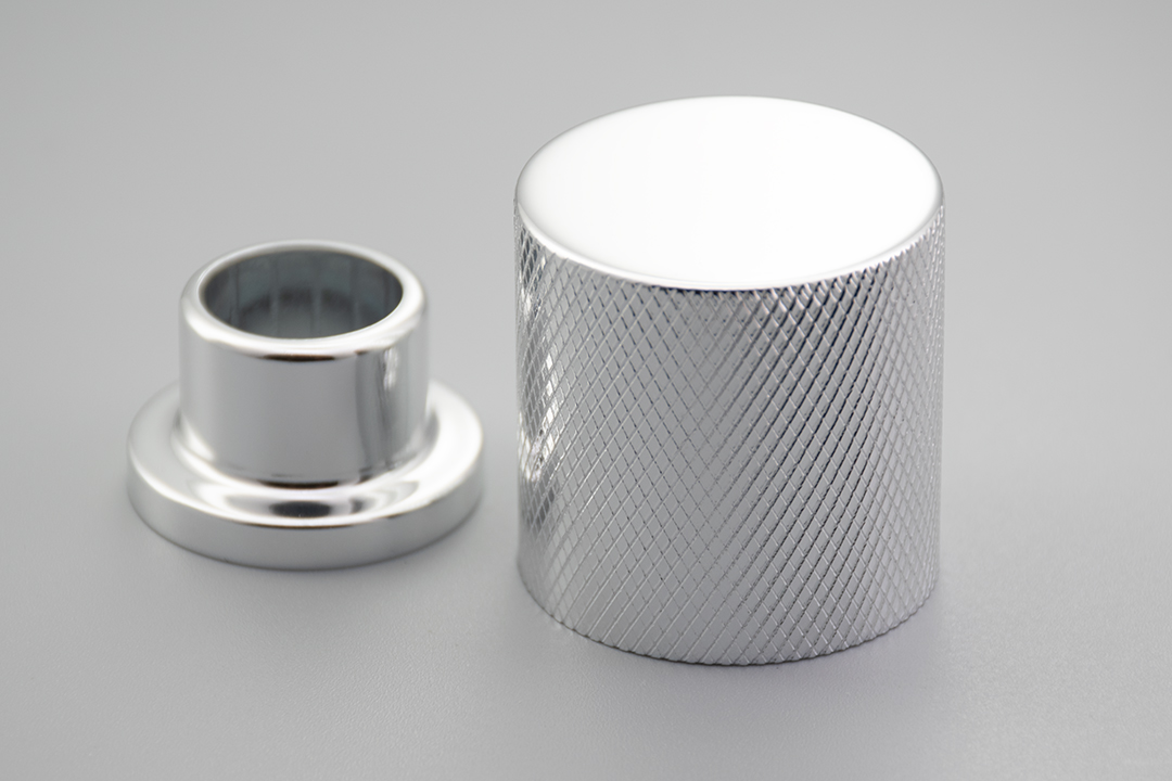 FEA15 Shiny Silver Magnetic Perfume Bottle Cap