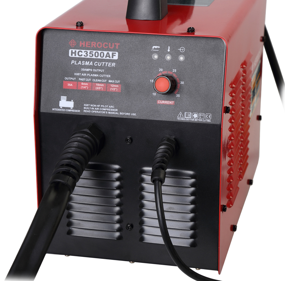 Plasma Cutter HC3500AF With Compressor 35Amps Non HF Pilot Arc Plasma cutting machine 10mm Clean Cut Max Thickness 14mm