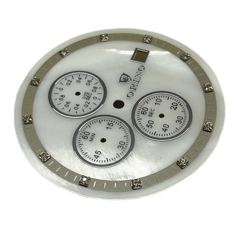 pearl watch dial applied index 