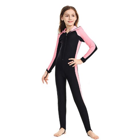 SBART Nylon Long Sleeves Kids Wetsuits Diving Suits for Boys/Girls Children Rash Guards One Pieces Surfing Swim Snorkel children